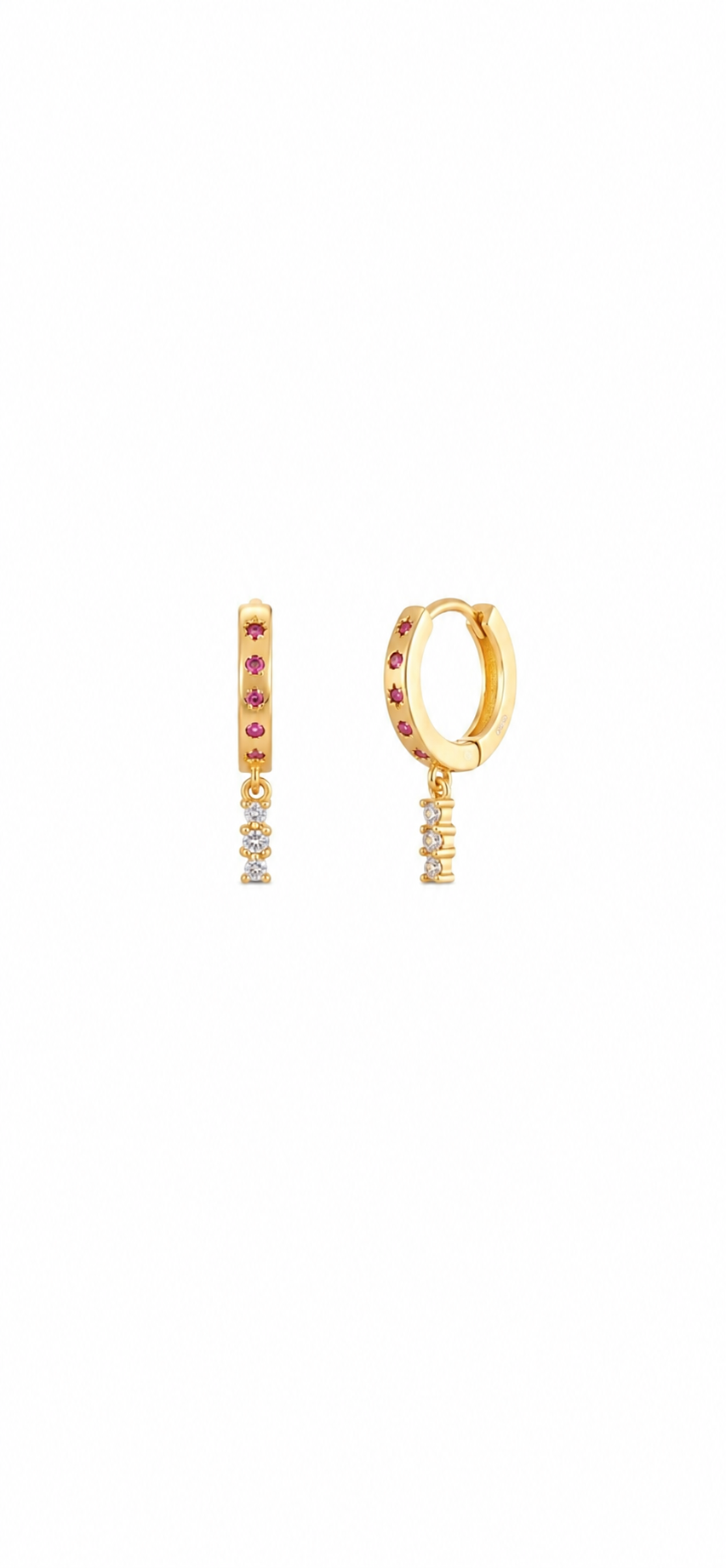 LILA MINI HOOPS