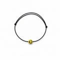 SMILEY BRACELET NERO