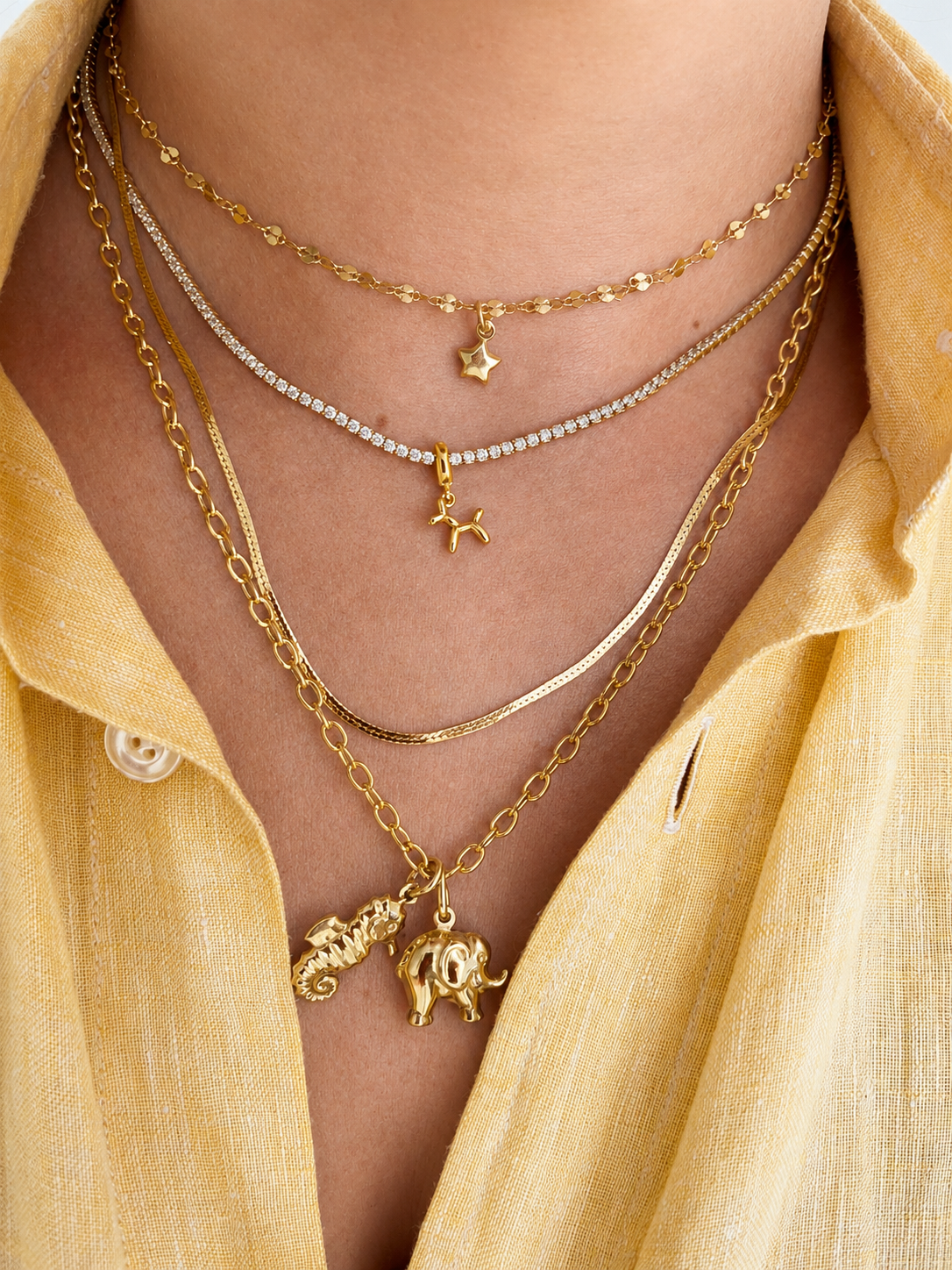 ELEPHANT PENDANT ORO/ARGENTO
