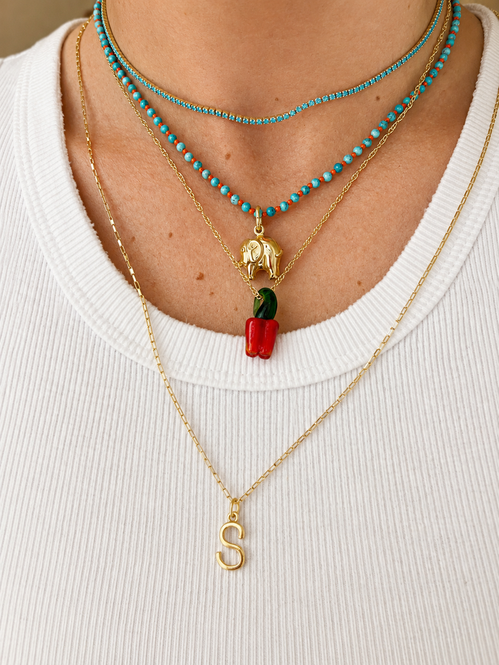 ELEPHANT PENDANT ORO/ARGENTO