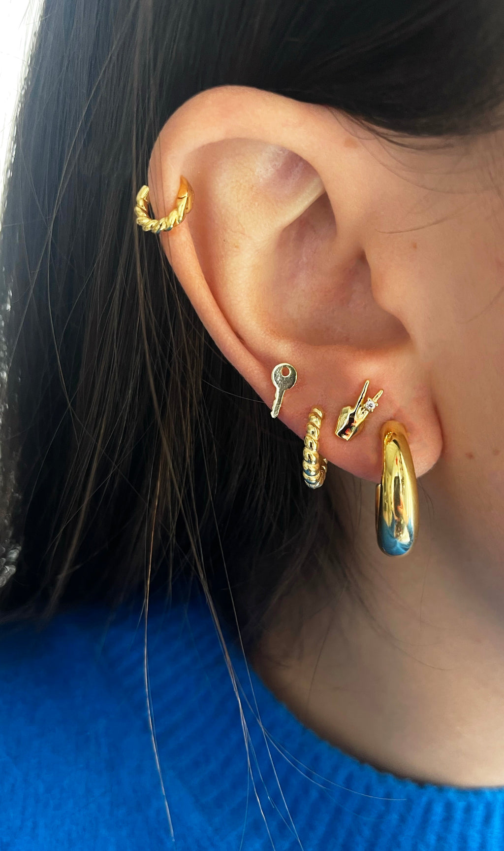 MICRO KEY EARRINGS