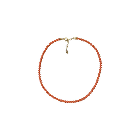 PEACHY CORAL COLLIER ORO/ARGENTO