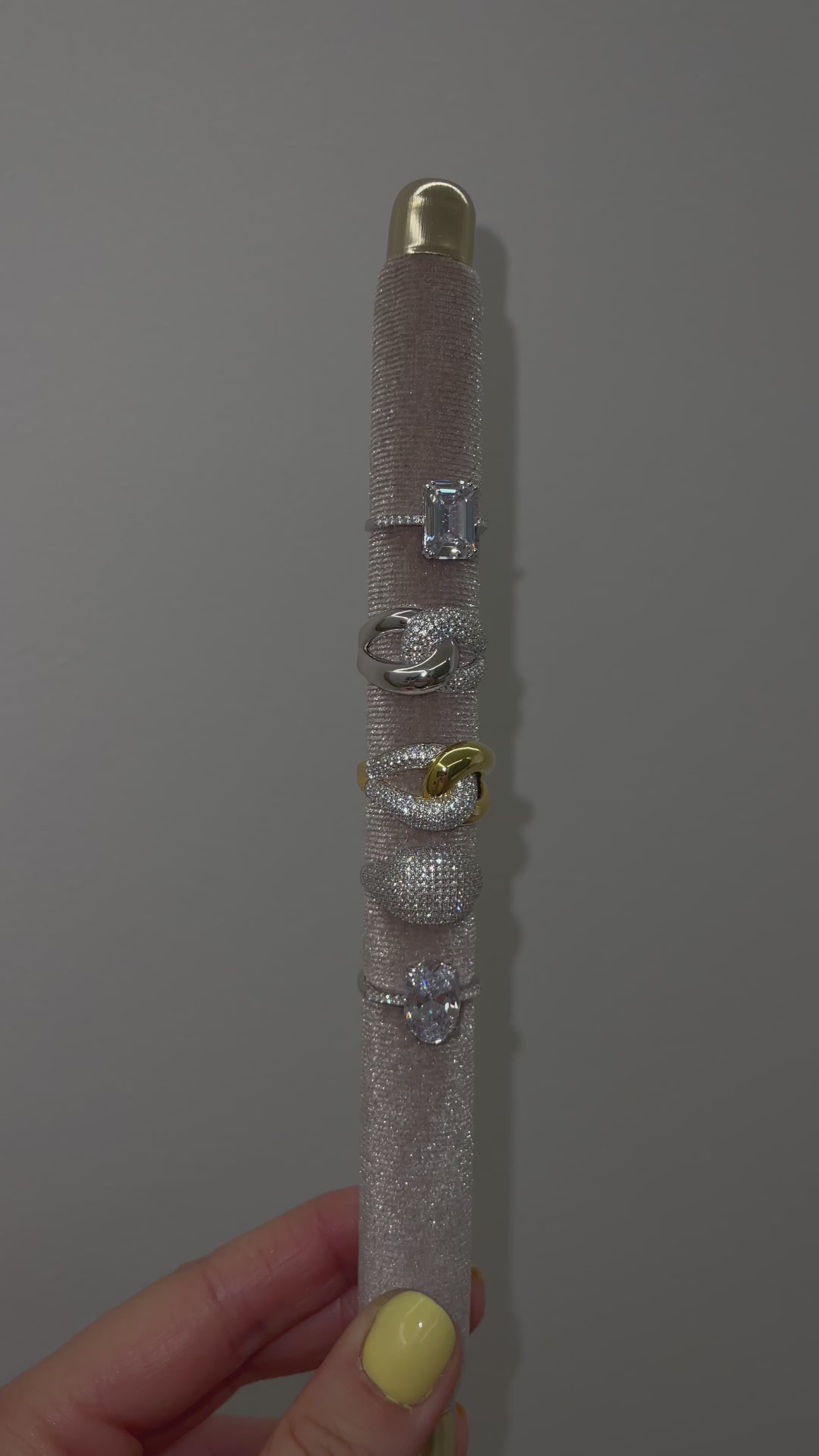 DOUBLE KNOT RING ORO/ARGENTO