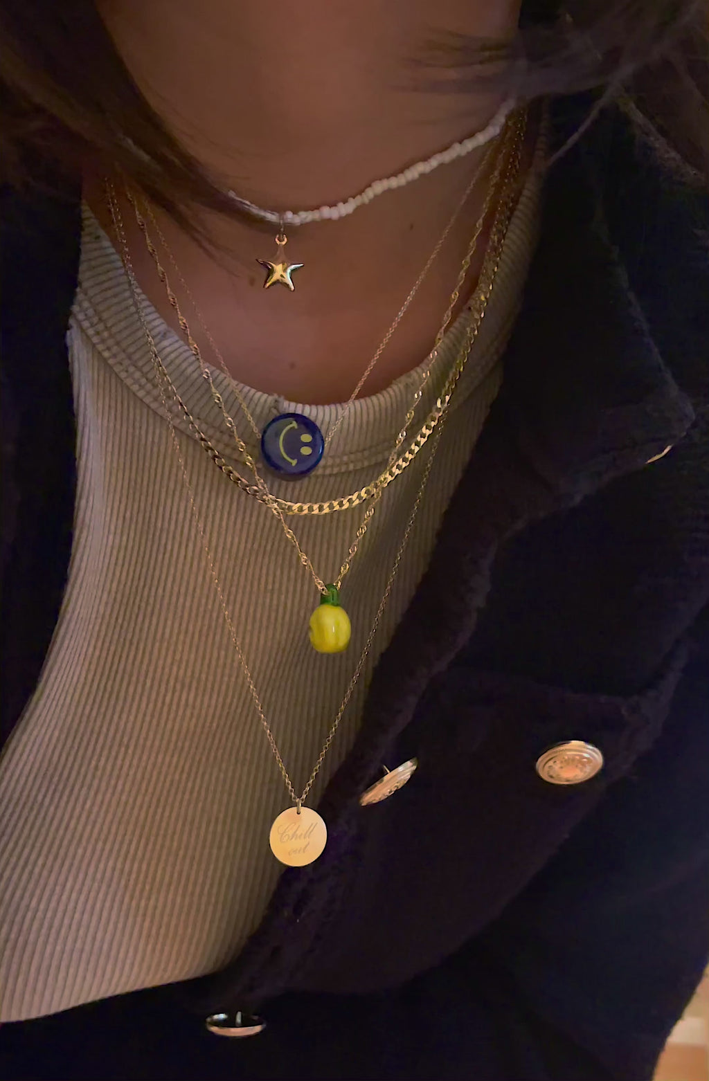 BIG SMILEY NECKLACE