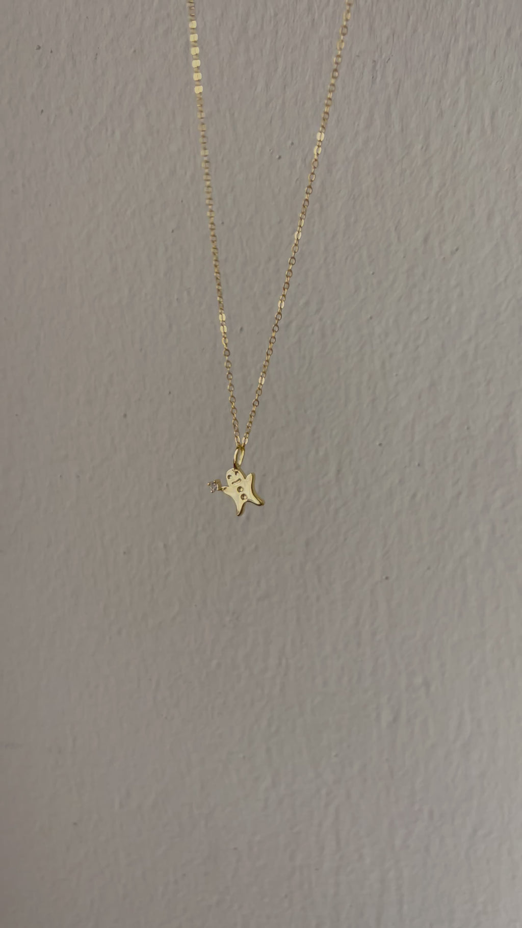 GINGERBREAD MAN NECKLACE