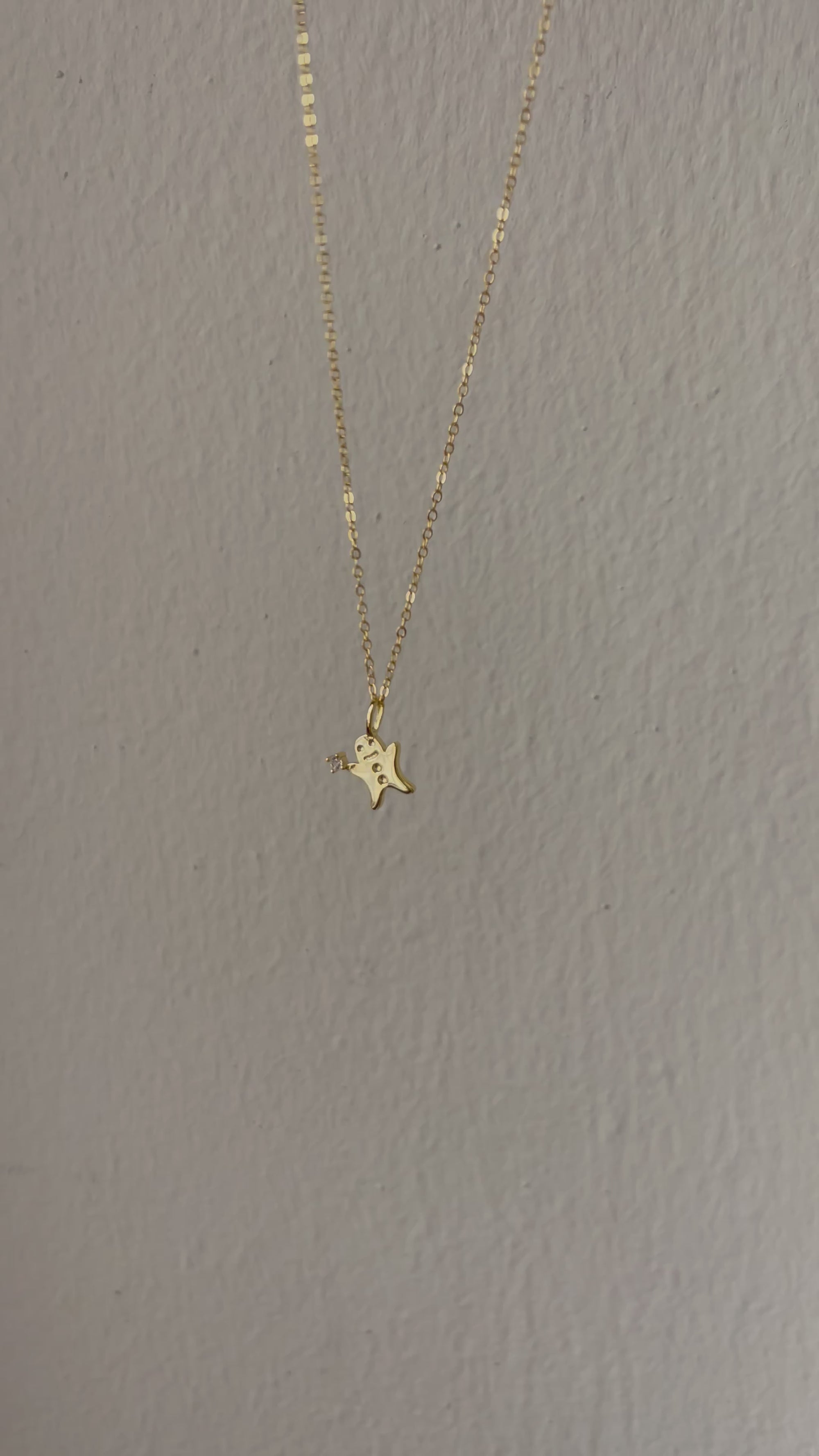 GINGERBREAD MAN NECKLACE