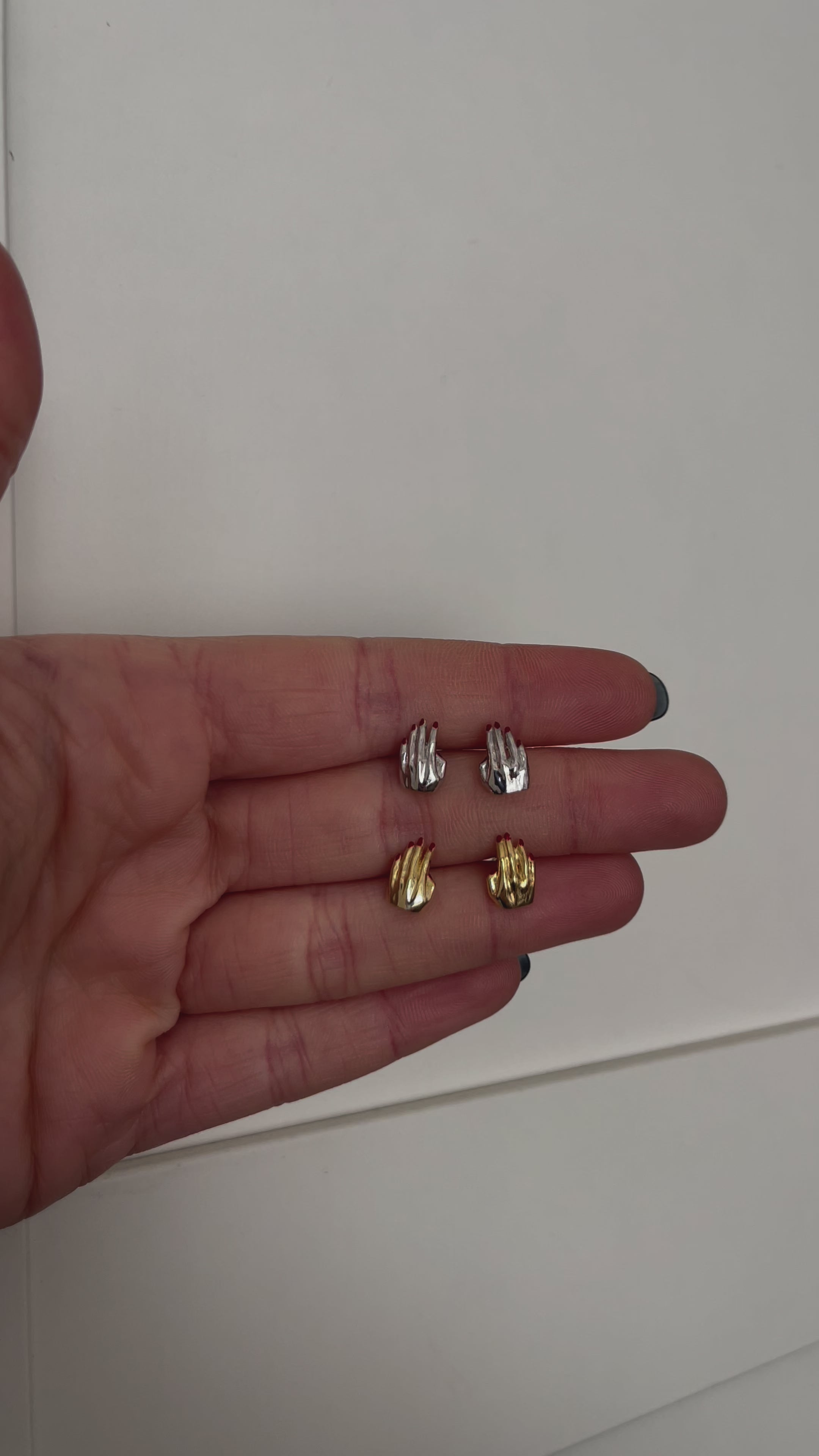 HOLD ME EARRINGS ORO/ARGENTO