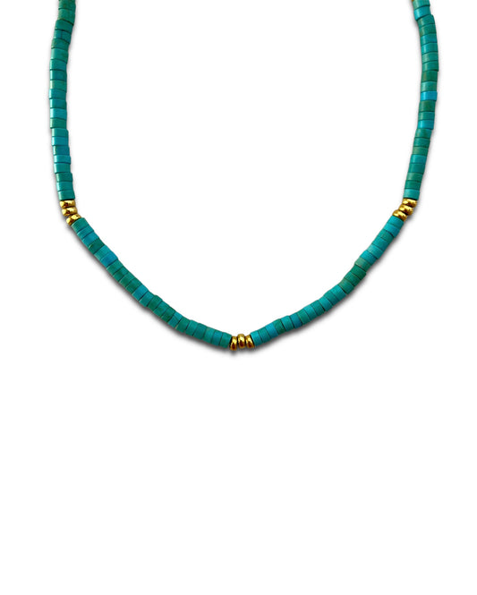 TURQUOISE KELLY NECKLACE